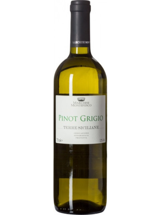 Вино Marchese Montefusco Pinot Grigio Terre Siciliane IGP белое сухое 0.75 л