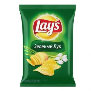 Чипсы Lays Зеленый Лук 80 г