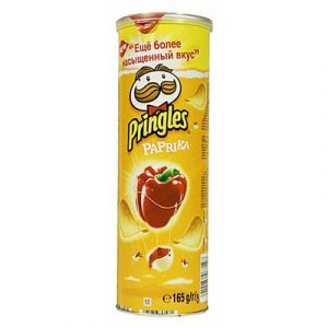 Чипсы Pringles Паприка 165 г большая